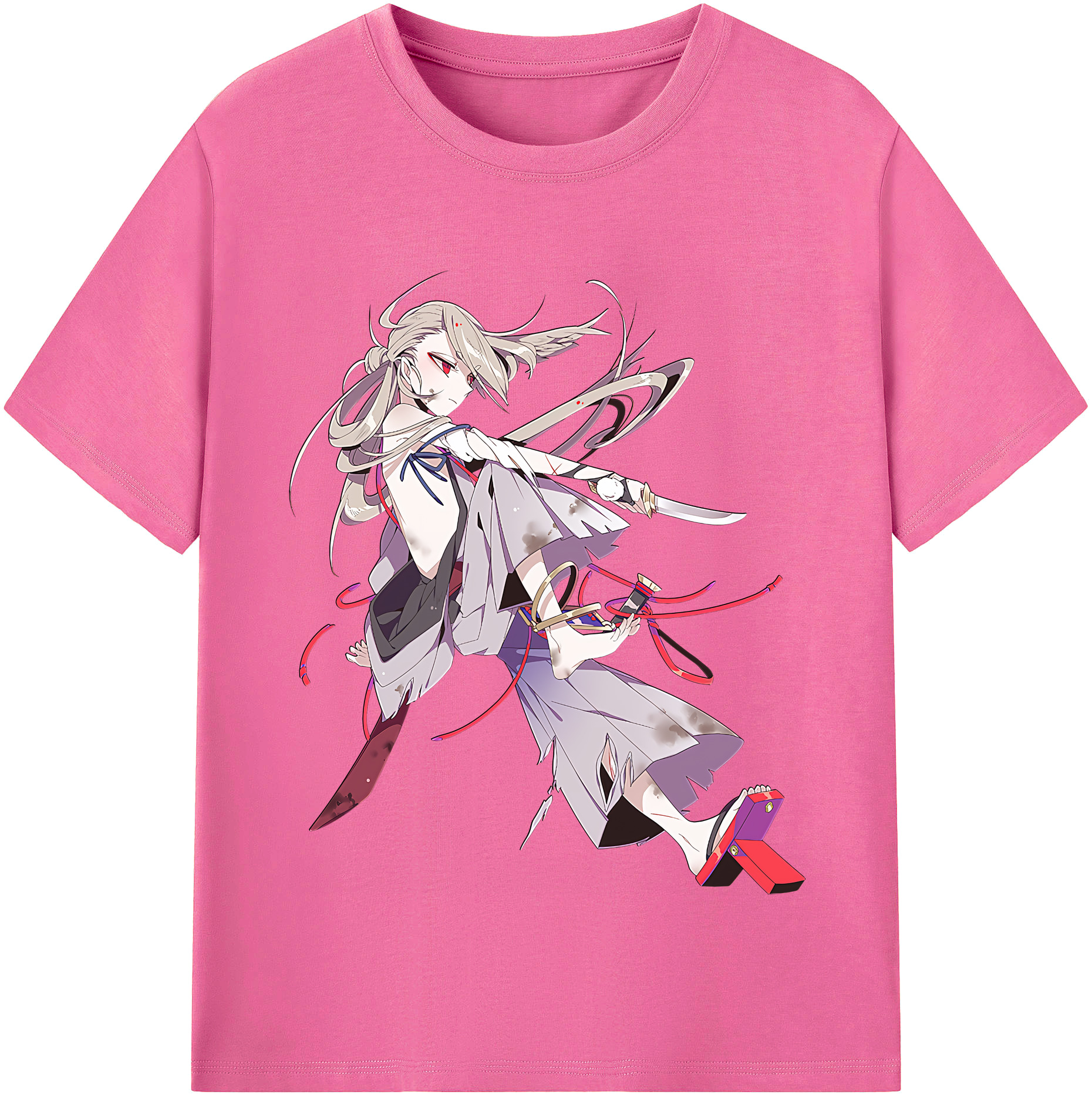 （画像用） 刀剣乱舞 Touken Ranbu レディースカジュアルプリントTシャツ（綿100％）